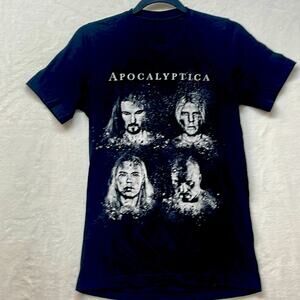 Apocalyptica Cello-0 North America Tour 2022 Black‎ Band T-Shirt